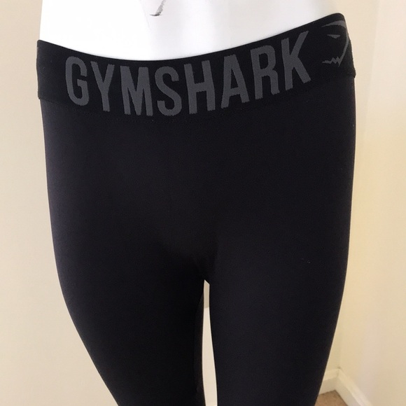 GYMSHARK size S black athletic leggings - Picture 2 of 8